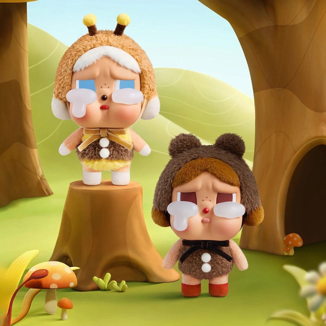Popmart Official | 100% Authentic CRYBABY “Crying Again” Series Vinyl Face Plush Blind Box